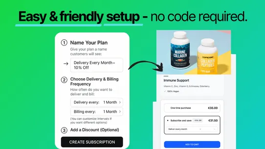 Ongoing Subscriptions App screenshot