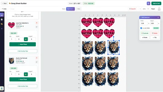 Gang Sheet PRO screenshot