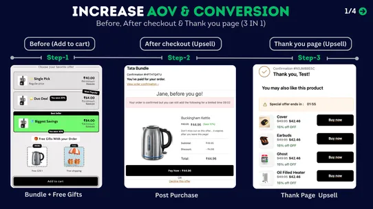 Quantity Limit bundle Upsells screenshot