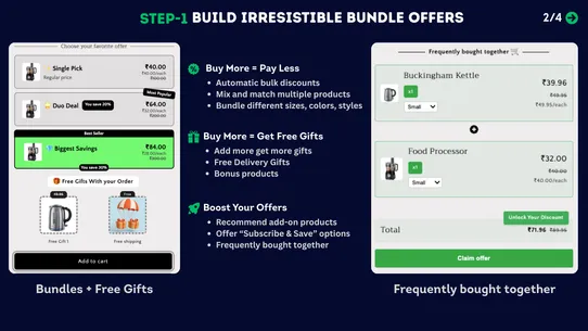 Quantity Limit bundle Upsells screenshot