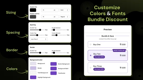 Bundle Discount Quantity Break screenshot