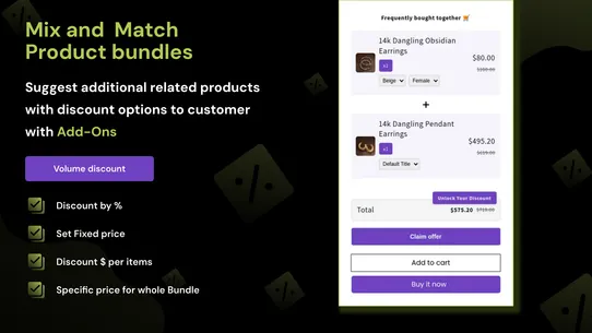 Bundle Discount Quantity Break screenshot
