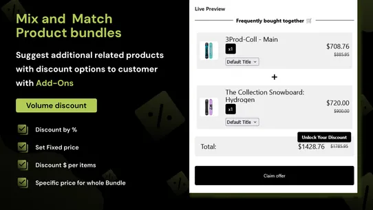 Bundles Discount + Free Gifts screenshot