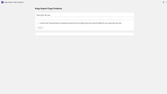 Kopy‑er Import Copy Products screenshot