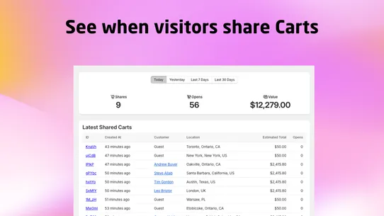 Share Cart by Moonloon screenshot