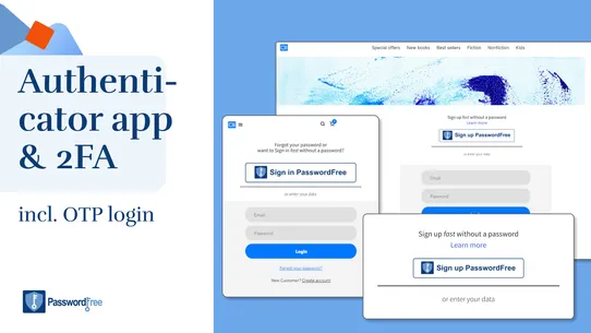 PasswordFree Authenticator App screenshot