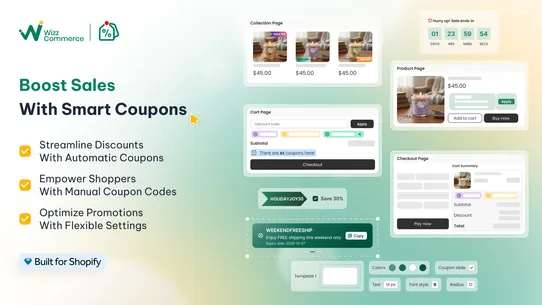 Snap Coupons Discounts in Cart screenshot