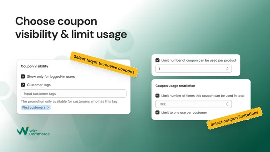 Snap Product &amp; Cart Coupon screenshot