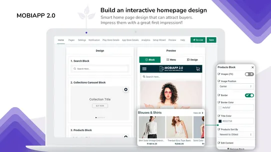 Mobile App Builder ‑ Mobiapp screenshot