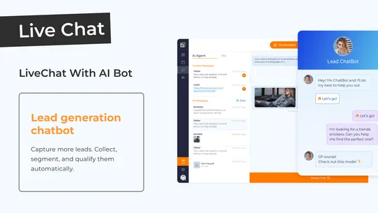 Oscar Chat AI Bots &amp; Live Chat screenshot