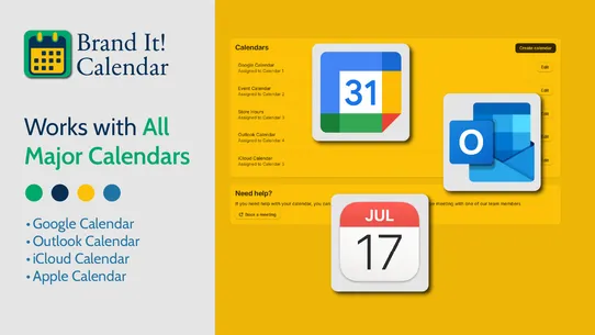 Brand It! Calendar screenshot