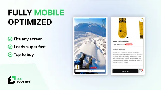 EcoBoostify Shop Videos Reels screenshot