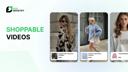 EcoBoostify: Shoppable videos screenshot