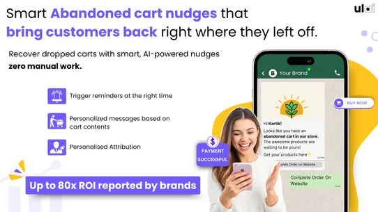 Ulai AI Chat, Carts &amp; Campaign screenshot