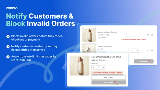Pareto ‑ Order Limits Quantity screenshot