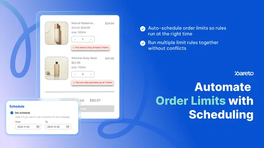 Pareto ‑ Order Limits Quantity screenshot