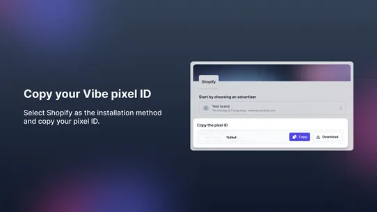 Vibe.co Pixel screenshot