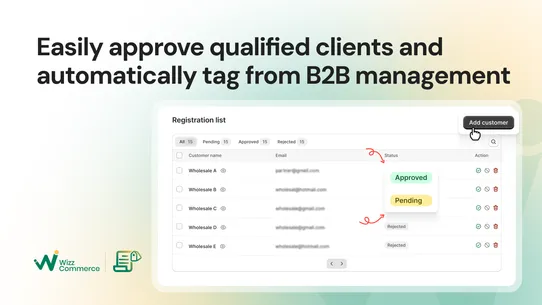 Snap B2B Wholesale Pricing screenshot