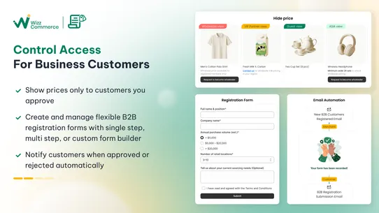Snap: B2B Wholesale Pricing screenshot
