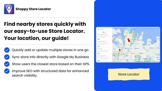 Shoppy Store Locator screenshot