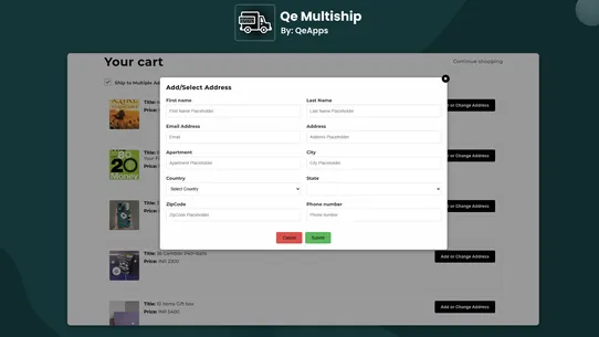 Qe Multiship screenshot