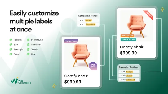 Snap Product Labels &amp; Badges screenshot