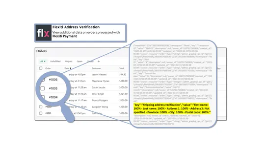 Flexiti Address Verification screenshot