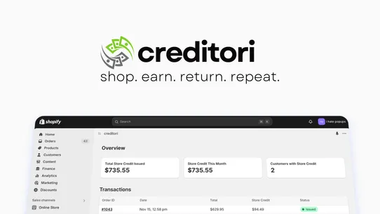 creditori ‑ Native Loyalty screenshot