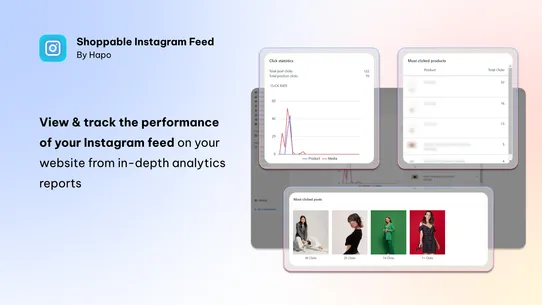 HAPO Shoppable Instagram Feed screenshot