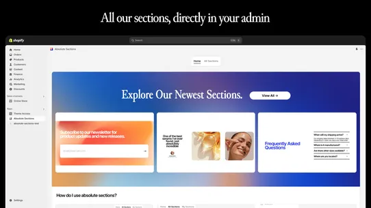 Absolute: Theme Sections Store screenshot
