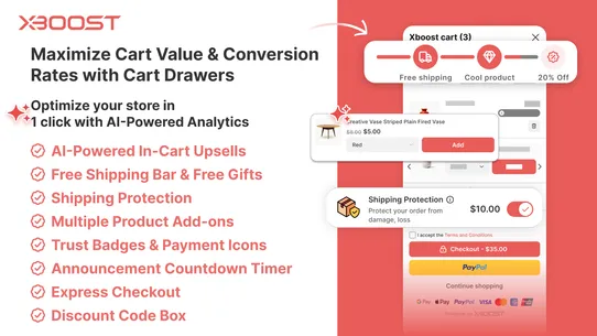 XB: AI Cart Upsell Cart Drawer screenshot