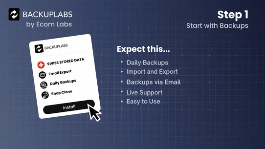 Backup Labs screenshot