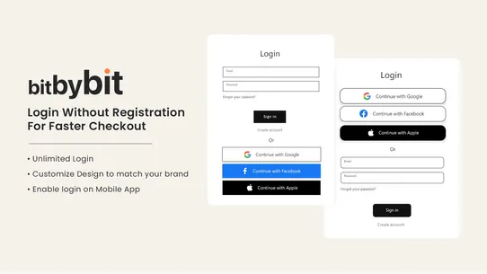 bitLogin ‑ Social Login screenshot