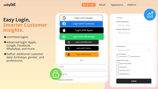 bitLogin ‑ Social Login screenshot