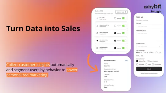 bitLogin: Social Login &amp; Forms screenshot