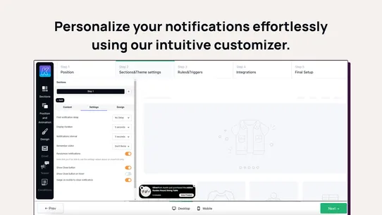 K: Sales Notification screenshot