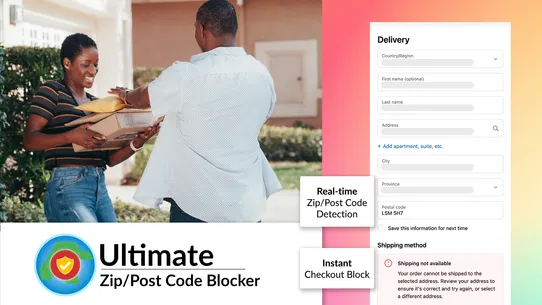 Ultimate Zip/Post Code Blocker screenshot