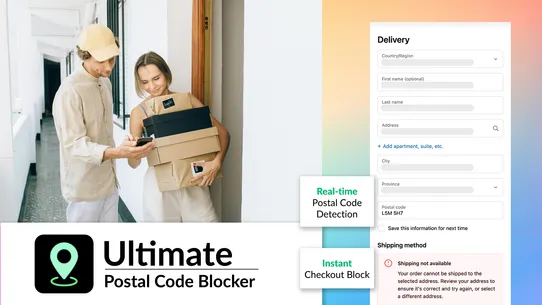 Ultimate Postal Code Blocker screenshot