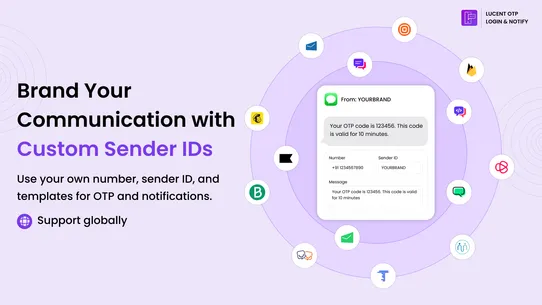 Lucent ‑ OTP Login &amp; Notify screenshot