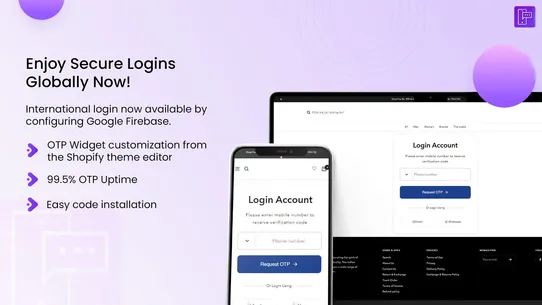 Lucent ‑ OTP Login &amp; Notify screenshot