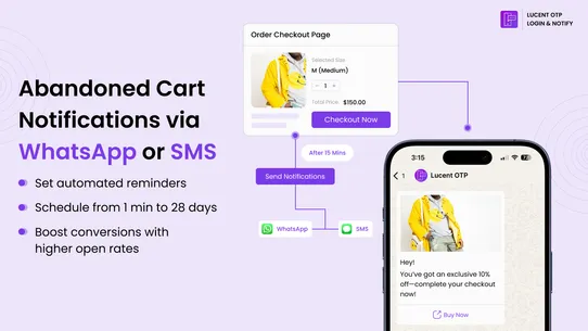 Lucent ‑ OTP Login &amp; Notify screenshot