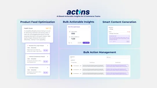 Actins | Actionable Insights screenshot