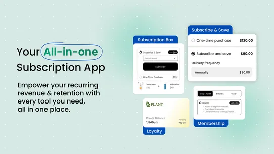 Subi Subscriptions App screenshot