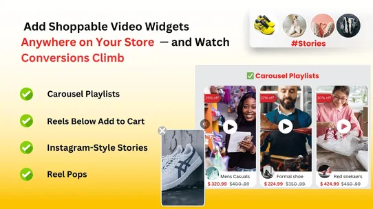 ReelFeed‑Shoppable Videos+Reel screenshot