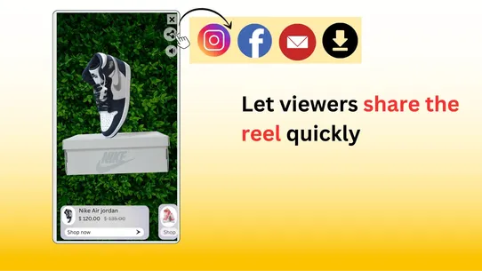 ReelFeed‑Shoppable Videos+Reel screenshot