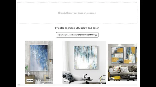 AI Art Discovery Visual Search screenshot