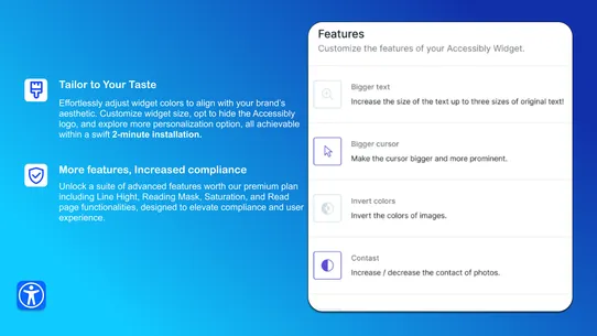 Isonomy Web Accessibility screenshot