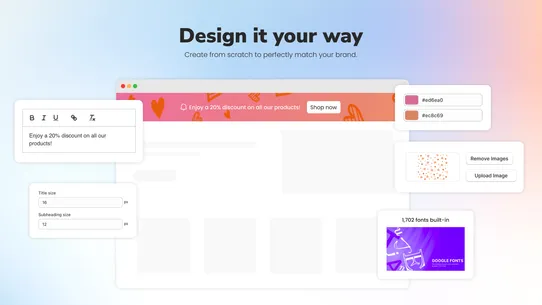 Annify Announcement Bar screenshot