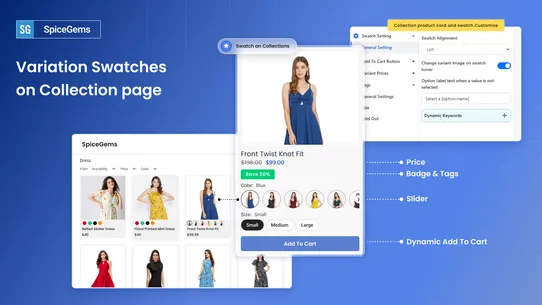 EVS ‑ Easy Variation Swatches screenshot