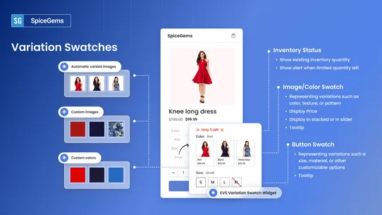 EVS ‑ Easy Variation Swatches screenshot